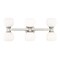 Z-Lite Artemis Vanity, 6-Light, 6.5 In.W x 25 In.L x 10.75 In.H, Brushed Nickel/Matte Opal 494-6V-BN - alternate 1